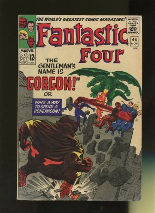 Fantastic Four 44 Vg,  4.  5 1 Book Marvel Comics Vol.  1 1st Gorgon 1965