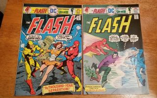 The Flash 237 238 Dc Comics 1975 1st Series High - Grade Professor Zoom