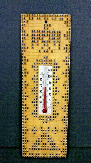 Vintage St.  Labre Indian School Thermometer Native American Ashland Montana