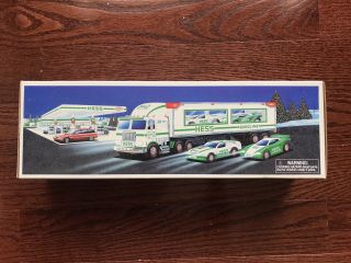 1997 Hess Toy Truck And Racers Brand Never Taken Out