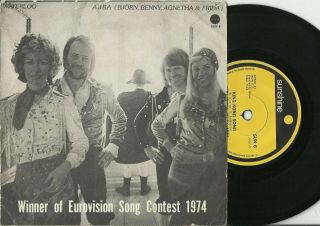 Abba South Africa Only Ps 45 King Kong Song / Waterloo