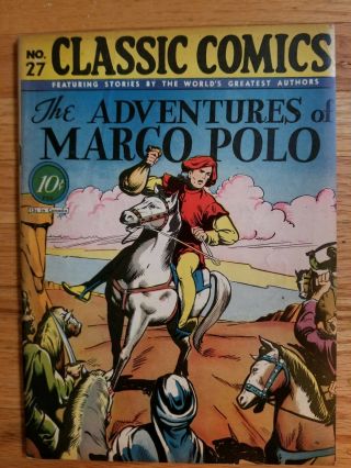 Classic Comics 27 Marco Polo 1st Edition