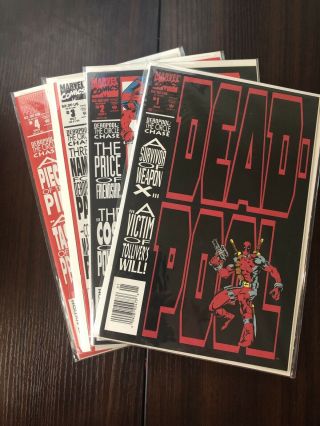 Deadpool: The Circle Chase 1 - 4 Marvel Nm - 1993