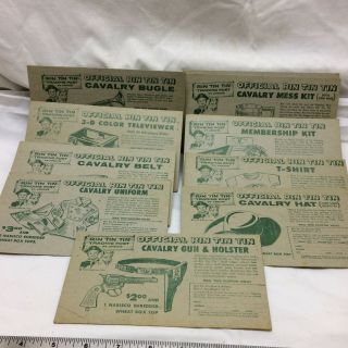10 Vintage Rin Tin Tin Trading Post Nabisco Shredded Wheat Cards