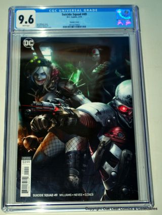 Suicide Squad 49 Dc Comic Book Cgc 9.  6 Nm,  Variant Cover