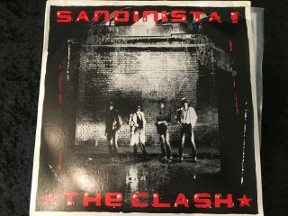 1980 The Clash Sandinista Vinyl 3 Lp Near,  Poster
