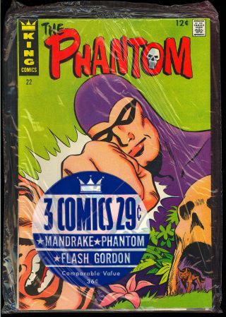Phantom,  Flash Gordon,  Mandrake King Comic Pack A 1967 Vf,