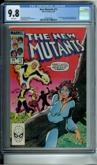 Mutants 13 Cgc 9.  8 White Pages 1st Appearance Of Cypher Magma Cgc Case