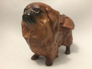 Pekingese Ming Toy Dog Ceramic Figure 4 " X 3 " 1956 Hagen - Renaker