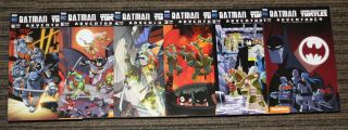 Batman Teenage Mutant Ninja Turtles Adventures 1 - 6 Complete Set All B Covers