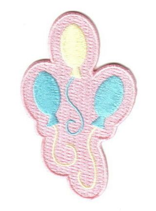 My Little Pony Pinkie Pie Cutie Marks Embroidered Patch,