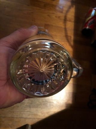 Vintage Boar ' s Head Glass Beer Mug 2