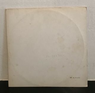 The Beatles White Album Japanese 1972 Pressing 105 350 Poster Vinyl Nm
