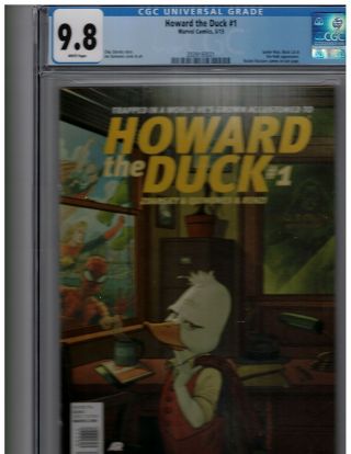 Howard The Duck No.  1 Cgc 9.  8 Marvel Comics May 2015
