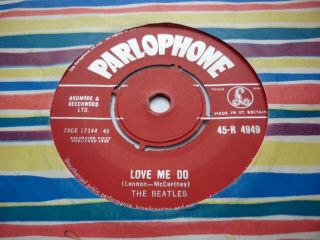 The Beatles - Love Me Do - Uk 7 " - Parlophone 45 - R 4949