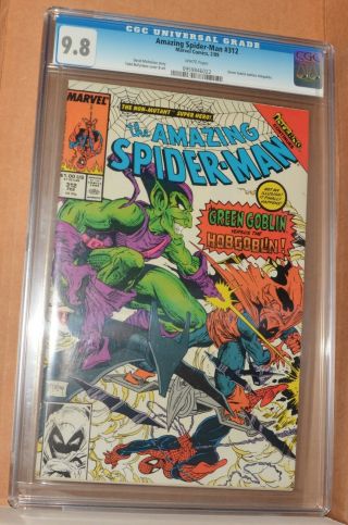 The Spider - Man (1963) 312 Cgc 9.  8 Mcfarlane Green Goblin Hobgoblin
