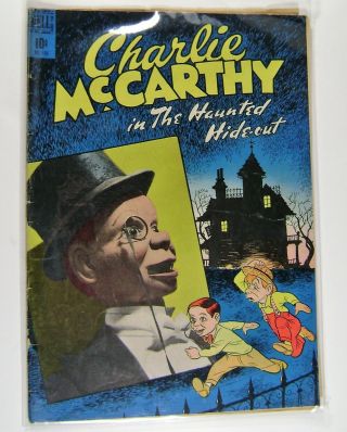 Dell Four - Color Charlie Mccarthy 196 The Haunted Hide - Out 1948