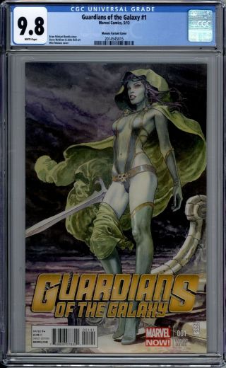 Guardians Of The Galaxy 1 Cgc Graded 9.  8 Nm/mt Manara Variant Marvel Comics