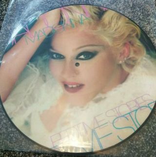 Rare Madonna Bedtime Stories 12 " Lp Vinyl Picture Disc Secret Human Nature Bow