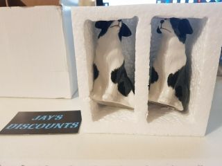 Border Collie Dogs Ceramic Kitchen Salt And Pepper Shakers 20870