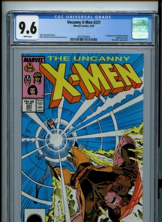 Uncanny X - Men 221 9.  6 Cgc 1st Appearance Mister Sinister Wp Silvestri Wolverine