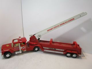 Die Cast Fire Truck With Aerial Hook 