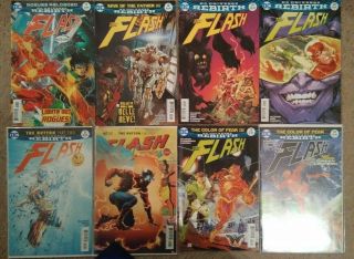 76 Flash DC Comics Rebirth Complete Run 1 - 66,  69 70 72 73 Annual 1 - 2,  4 More 6