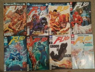76 Flash DC Comics Rebirth Complete Run 1 - 66,  69 70 72 73 Annual 1 - 2,  4 More 8