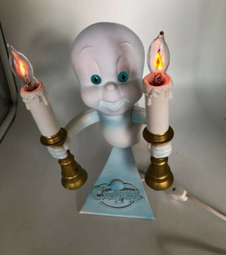 Casper The Friendly Ghost Vintage Candelabra Lamp Trendmasters Inc.  1995