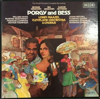 Ira / George Gershwin,  " Porgy & Bess " - Decca ‎set 609 - 11 Og Uk 1976 Nm