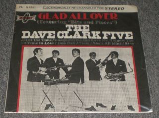 Glad All Over The Dave Clark Five Rare Taiwan Import Orange Translucent Vinyl