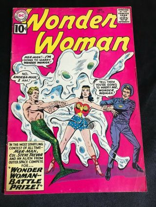 Wonder Woman 125 Comic Book (dc,  1961) Silver Age,