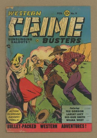 Western Crime Busters 9 1952 Fr/gd 1.  5