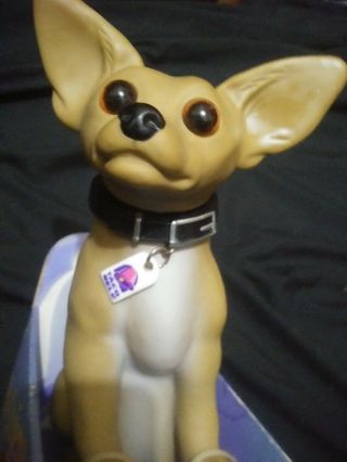 Taco Bell Dog Fun4all 1998 Chihuahua Bobble Head Toy ¡yo Quiero Taco Bell 7 "