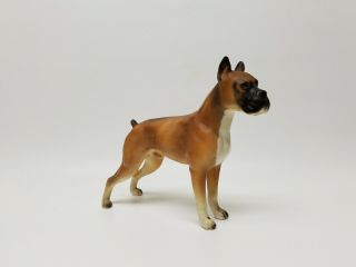 Vintage Napco Boxer Dog Figurine C3623 Puppy Figure 5 1/2 "