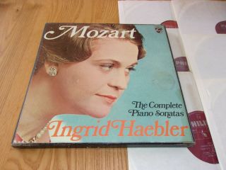 Philips Axs 6001 Mozart - The Complete Piano Sonatas Ingrid Haebler 6 Lps Ex,