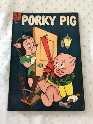 Porky Pig - 32,  33,  34,  36,  37,  37 - 1954 DELL Warner Bros.  10 Cent Comic 2