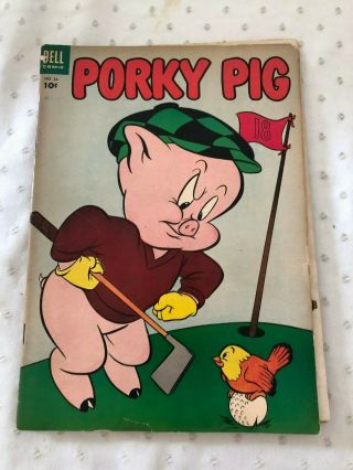 Porky Pig - 32,  33,  34,  36,  37,  37 - 1954 DELL Warner Bros.  10 Cent Comic 5