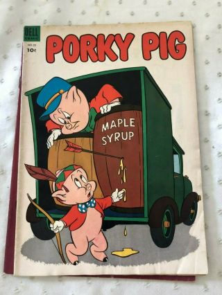 Porky Pig - 32,  33,  34,  36,  37,  37 - 1954 DELL Warner Bros.  10 Cent Comic 6