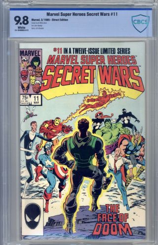 Marvel Heroes Secret Wars 11 Cbcs 9.  8 Zeck,  Beatty,  Captain America,  Thor