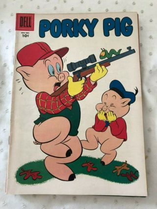 Porky Pig - 38,  39,  40,  41,  42,  43 1955 DELL - Warner Bros.  10 Cent Comic 3