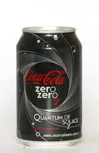 2008 Coca Cola Zero Can From Turkey,  Quantum Of Solace