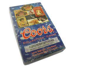 Coors Beer Collectors Edition Trading Card Pack Box