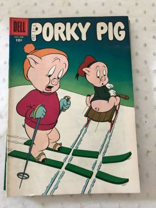 Porky Pig; 50,  51,  52,  53,  54,  55 - 1957 - DELL Warner Bros.  - 10 Cent Comic 2