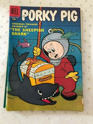 Porky Pig; 50,  51,  52,  53,  54,  55 - 1957 - DELL Warner Bros.  - 10 Cent Comic 3