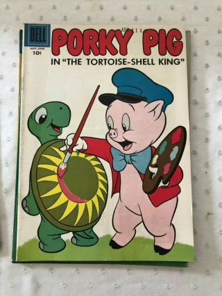 Porky Pig; 50,  51,  52,  53,  54,  55 - 1957 - DELL Warner Bros.  - 10 Cent Comic 4