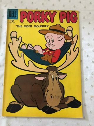 Porky Pig; 50,  51,  52,  53,  54,  55 - 1957 - DELL Warner Bros.  - 10 Cent Comic 7
