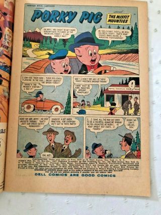 Porky Pig; 50,  51,  52,  53,  54,  55 - 1957 - DELL Warner Bros.  - 10 Cent Comic 8
