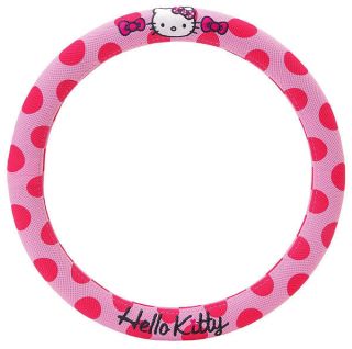 Authentic Sanrio Hello Kitty Pink Car Steering Wheel Cover Heavy Duty
