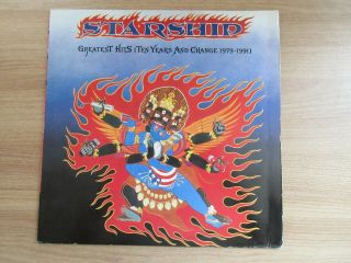 STARSHIP Greatest Hits Ten Years and Change 1979 1991 RARE Korea Orig Vinyl LP 2